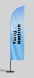 flaga reklamowa z twoim nadrukiem, różne kształty i wymiary, winder, Beach flaga