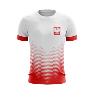 koszulka polski, z własnym nadrukiem, koszulka kibica