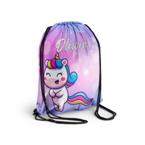worek unicorn, do szkoły, imię dziecka