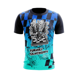 koszulka sublimowana z motywem szachów + twój nadruk