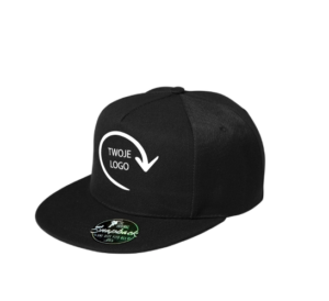 czapka z prostym daszkiem snapckback, z haftem lub nadrukiem