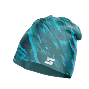 Czapka typu beanie wykonana z dzianiny Polskiego producenta z dowolnym nadrukiem.