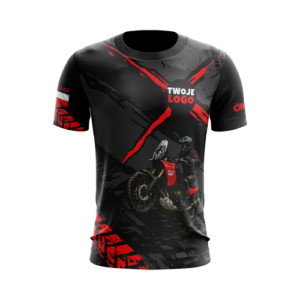 koszulka techniczna z nadrukiem sublimacyjnym i własnym logo. Oferta dla drużyn