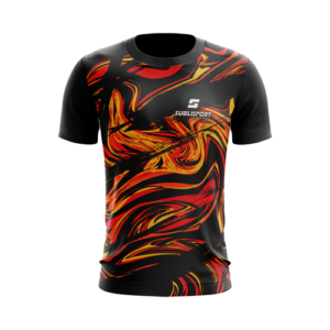 koszulka sportowa termoaktywna z grafika kolorową i własnym tekstem