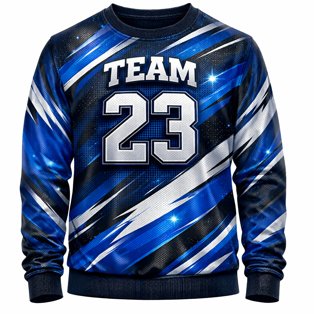 bluza z własnym nadrukiem, CREW NECK sublimacja+ personalizacja