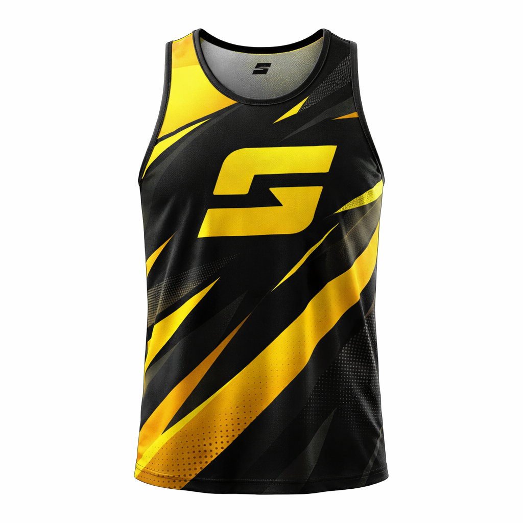 Singlet biegowy z nadrukiem sublimacyjnym Full Print – personalizowana koszulka sportowa bez rękawów Sublisport